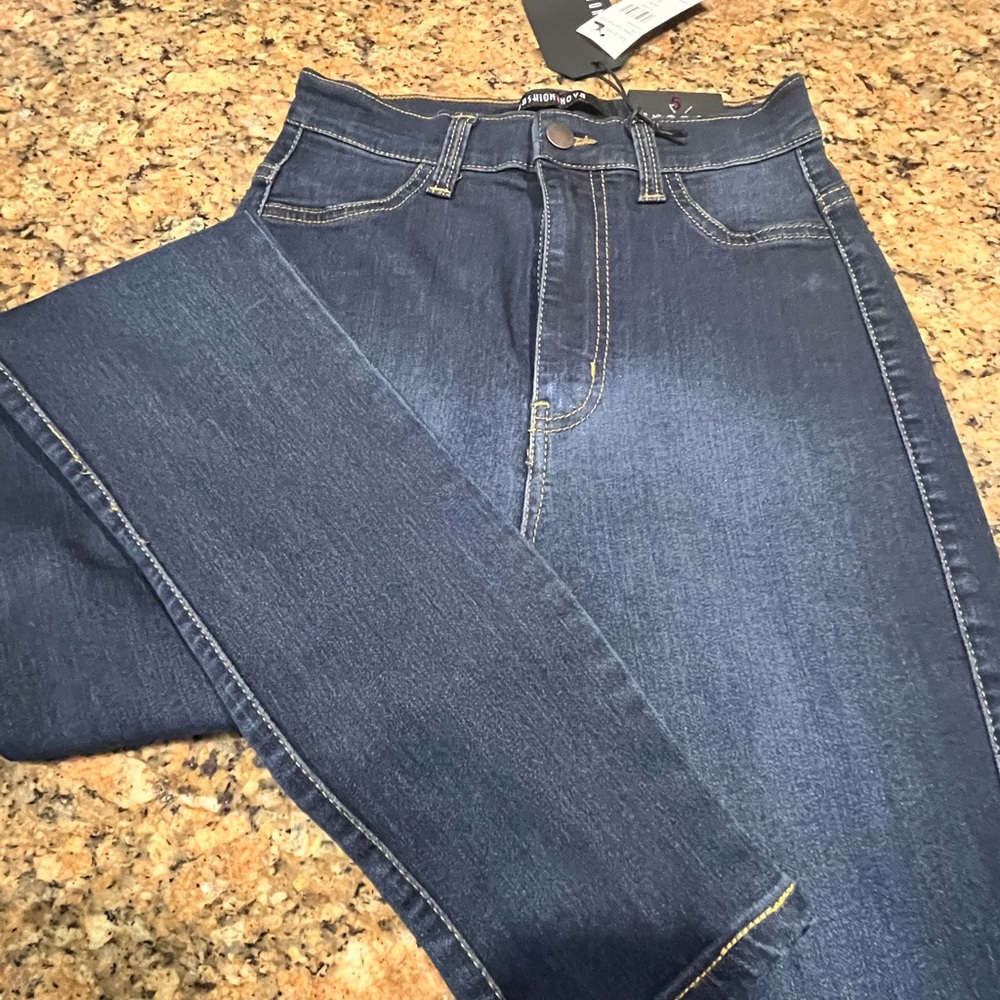 Fashion Nova Blue Skinny Jeans Classic Fit